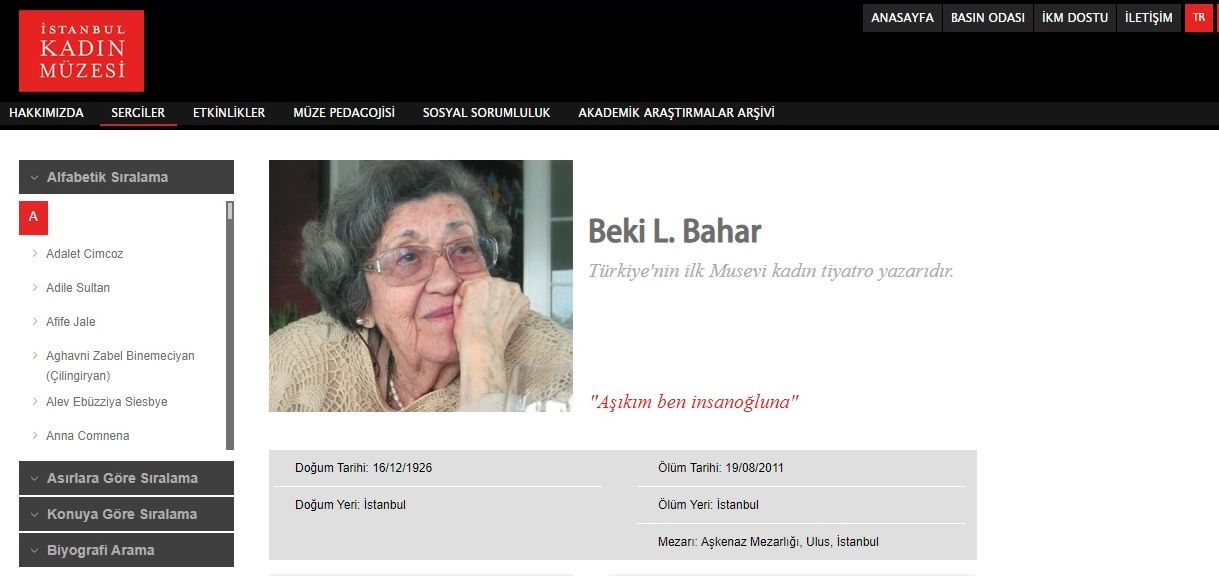 beki l. bahar'n resmi sitesi
