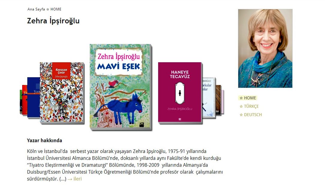 zehra ipirolu'nun resmi sitesi
