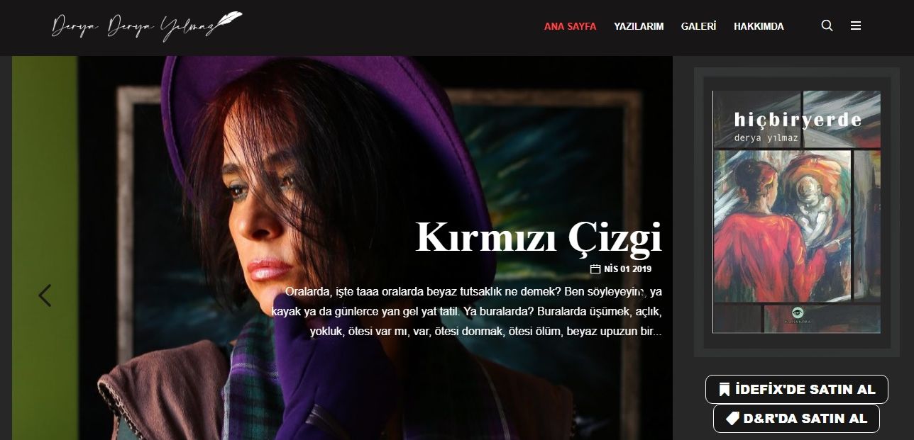 derya ylmaz'n resmi sitesi