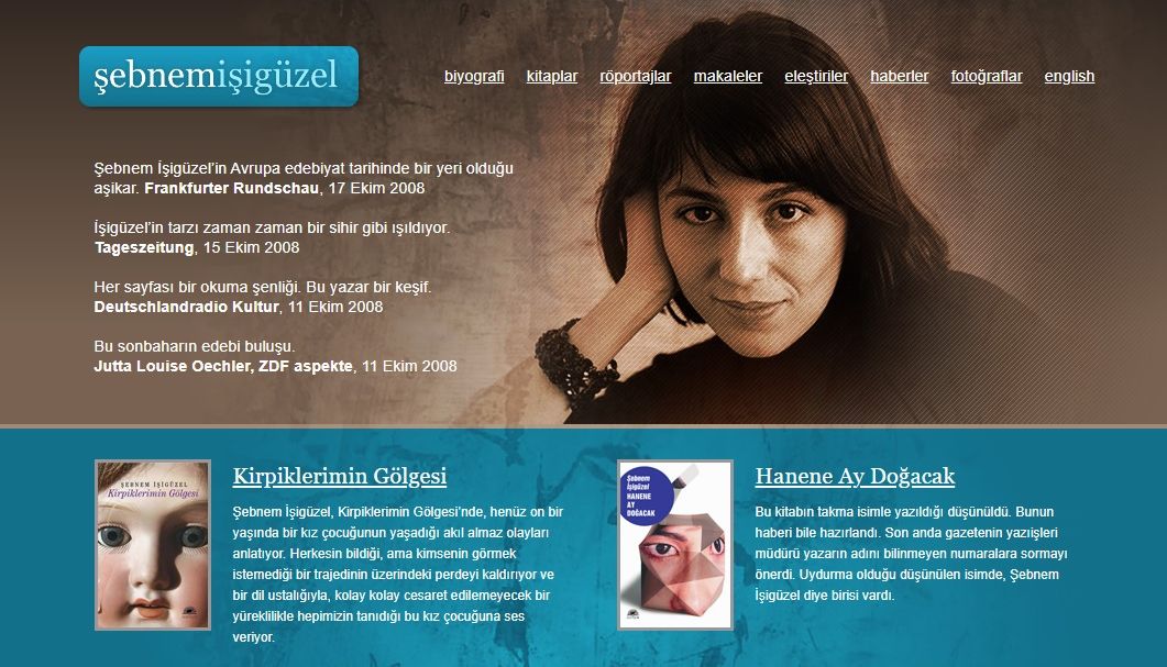 ebnem iigzel'in resmi sitesi